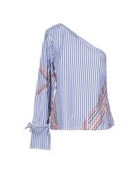 Tanya Taylor Blue Top