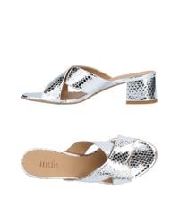 Manufacture D'essai Metallic Sandals