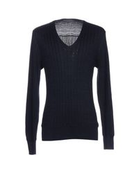John Varvatos Blue Sweater for men