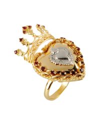 Dolce & Gabbana | Metallic Ring | Lyst