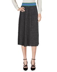 ISABELLE BLANCHE Paris Black 3/4 Length Skirt