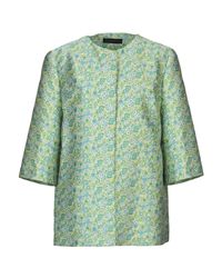 Alessandro Dell'acqua Green Lange Jacke
