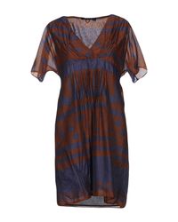 Manila Grace Multicolor Short Dress