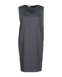Brunello Cucinelli Gray Short Dress