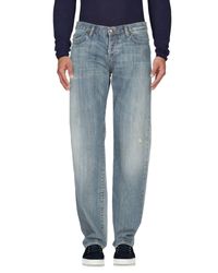 Just Cavalli Blue Denim Trousers for men