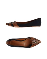 Tomas Maier Black Ballet Flats