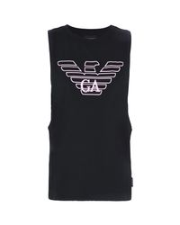 Emporio Armani Black Sleeveless Undershirt