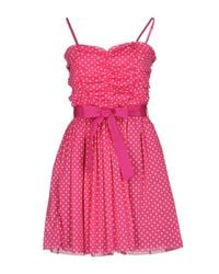 Rinascimento Pink Short Dress