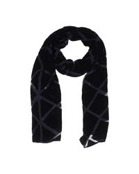 Emporio Armani Blue Oblong Scarf