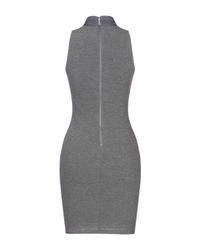 Alice + Olivia Gray Kurzes Kleid