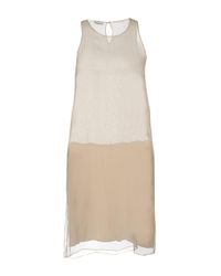 Brunello Cucinelli Pink Short Dress