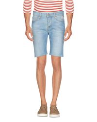 Roy Rogers Blue Denim Bermudas for men