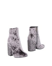 Kendall + Kylie Gray Ankle Boots