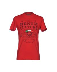 Armani Jeans Red T-shirt for men