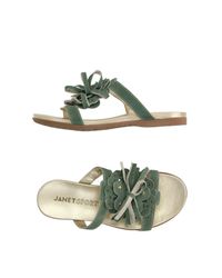 Janet & Janet Green Sandals