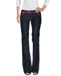 Ice Iceberg Blue Denim Pants