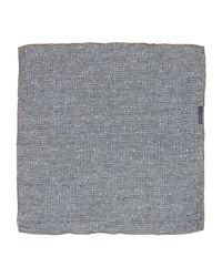 Brunello Cucinelli Blue Square Scarf for men