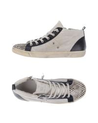 Leather Crown White High-tops & Sneakers