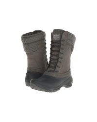 The North Face Brown S Shellista Ii Leather Round Toe Mid-calf Cold Weather Bo.