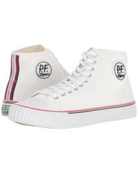 pf flyers white high top