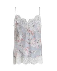 Zimmermann | Multicolor 'iris' Floral Stranded Lace Cami | Lyst