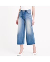 Wide Leg Jeans | Shop Designer Wide Leg Denim for Women | Lyst