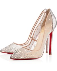 Christian Louboutin Body Strass Jeweled Pumps in Transparent (Nude) | Lyst