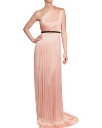 Maria Lucia Hohan One Shoulder Silk Tulle Dress - Lyst