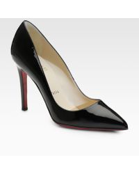 christian louboutin un bout pigalle transparent black pumps ...  