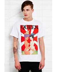 Urban Outfitters Queen Japan Tour Tee in White - Lyst