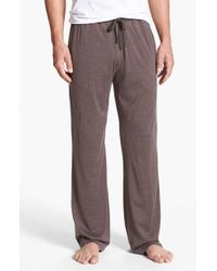 Daniel Buchler Heathered Lounge Pants in Gray for Men (dark grey) | Lyst