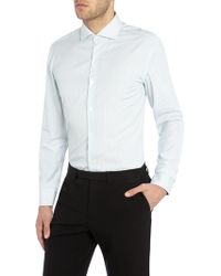 BOSS | Jery Slim Stripe Contrast Shirt | Lyst
