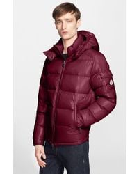 moncler maya burgundy moncler maya burgundy