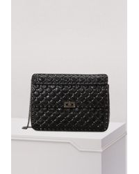 Valentino - Gavarani Rockstud Large Spike Shoulder Bag - Lyst