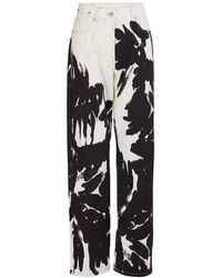 Dries Van Noten Printed Jeans - Black