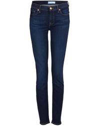 7 For All Mankind Skinny Jeans - Blue