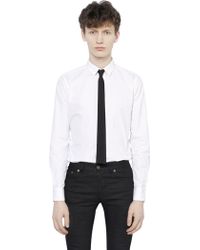Saint Laurent Cotton Poplin Shirt - Lyst