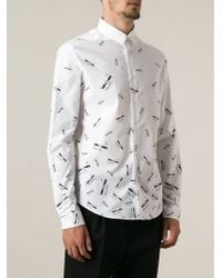 McQ by Alexander McQueen Razor Blade Print Shirt - Lyst