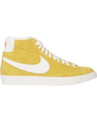 Lyst - Nike Blazer Mid Premium Vintage Qs Sneakers in Yellow for Men Nike - Blazer Mid Premium Vintage Qs Sneakers - Lyst