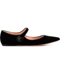 rochas ballet flats
