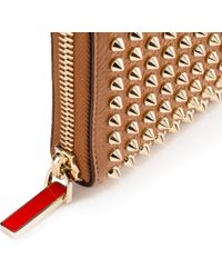 christian louboutin panettone spike studded continental wallet ...