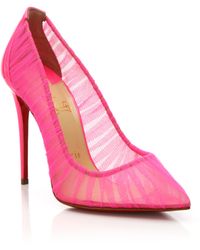 Christian louboutin Dolly Party Chain-Embellished Pumps in Blue ...  