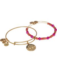 Lyst Lucky Brand Peace Sign Chain Cuff Bracelet In Metallic Alex And Ani Turn Peace Up Set Of 2 Bracelet Lyst