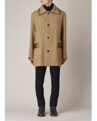 Maison Margiela | Camel Wool Bonded Coat | Lyst