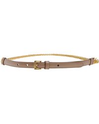 Prada Silk Belt in Pink (nudo) | Lyst  