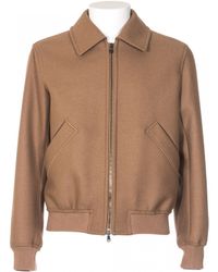 Carven | Wool Coat Color Camel | Lyst