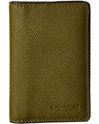 coach wallets moss