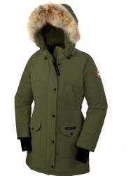canada goose kensington coat military green