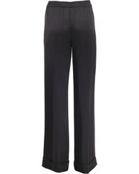 Agent Provocateur Marcia Striped Tulle Pajama Pants in Black | Lyst