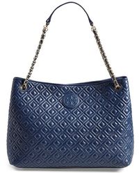 tory burch marion quilted slouchy tote